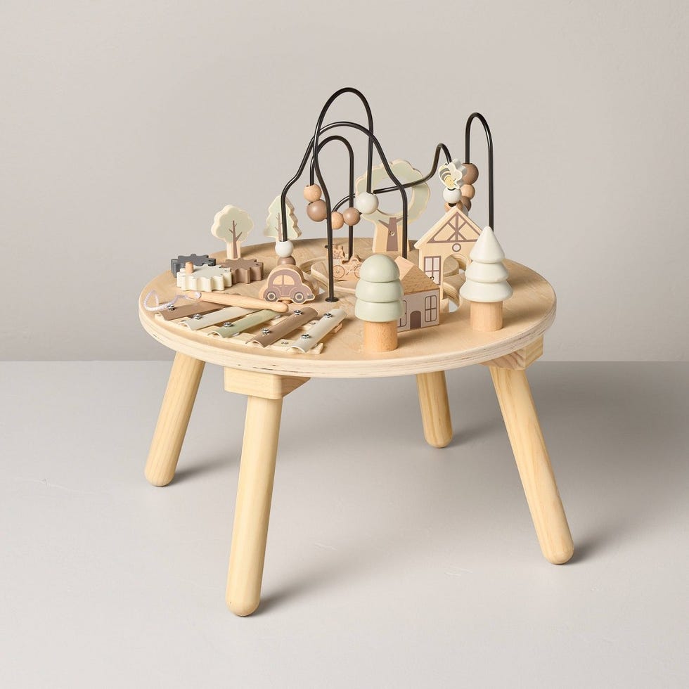 Wood Activity Play Table