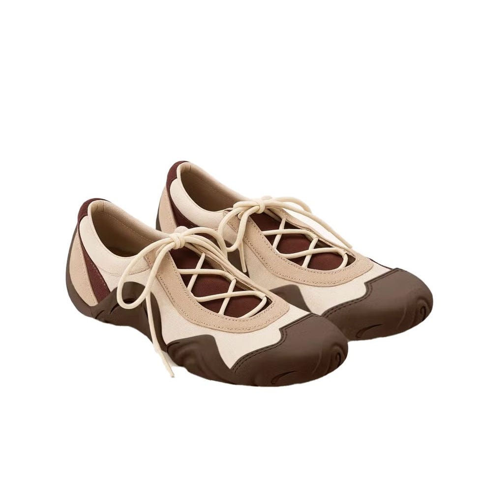 Caitlin Lace-up Ballerina Sneakers