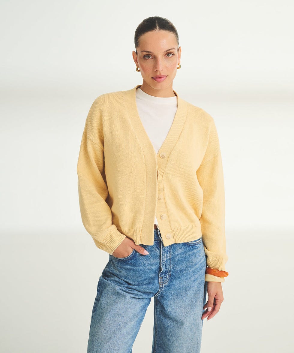Cardigan décontracté en coton