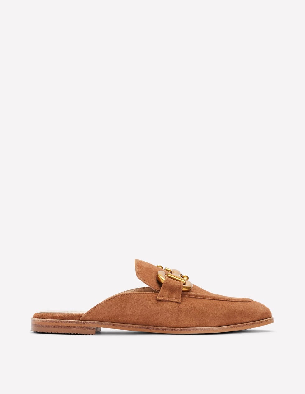 Iris Snaffle Mule Loafers Tan