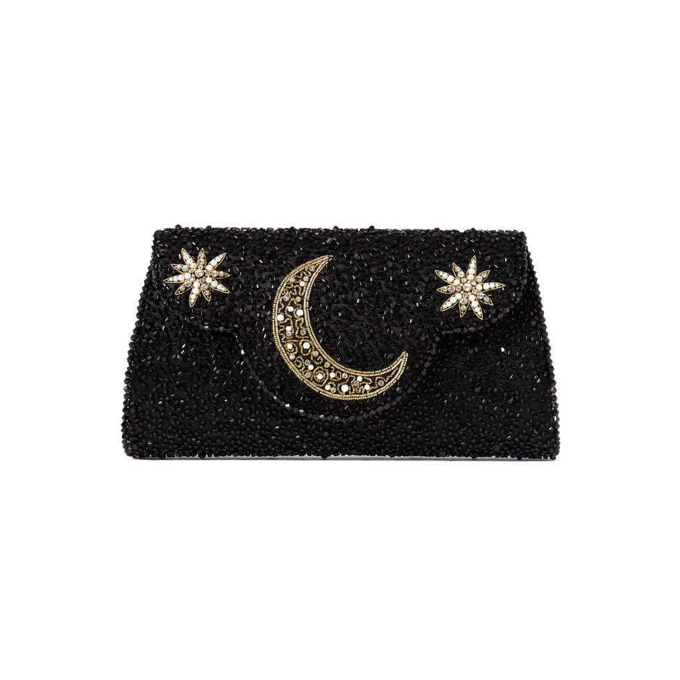 Nova verzierte Satin-Clutch