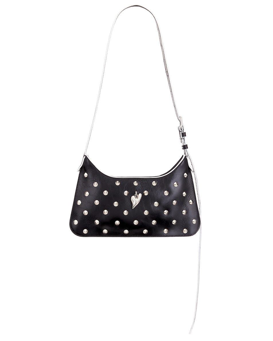 Platt – Schultertasche mit Mini-Nieten