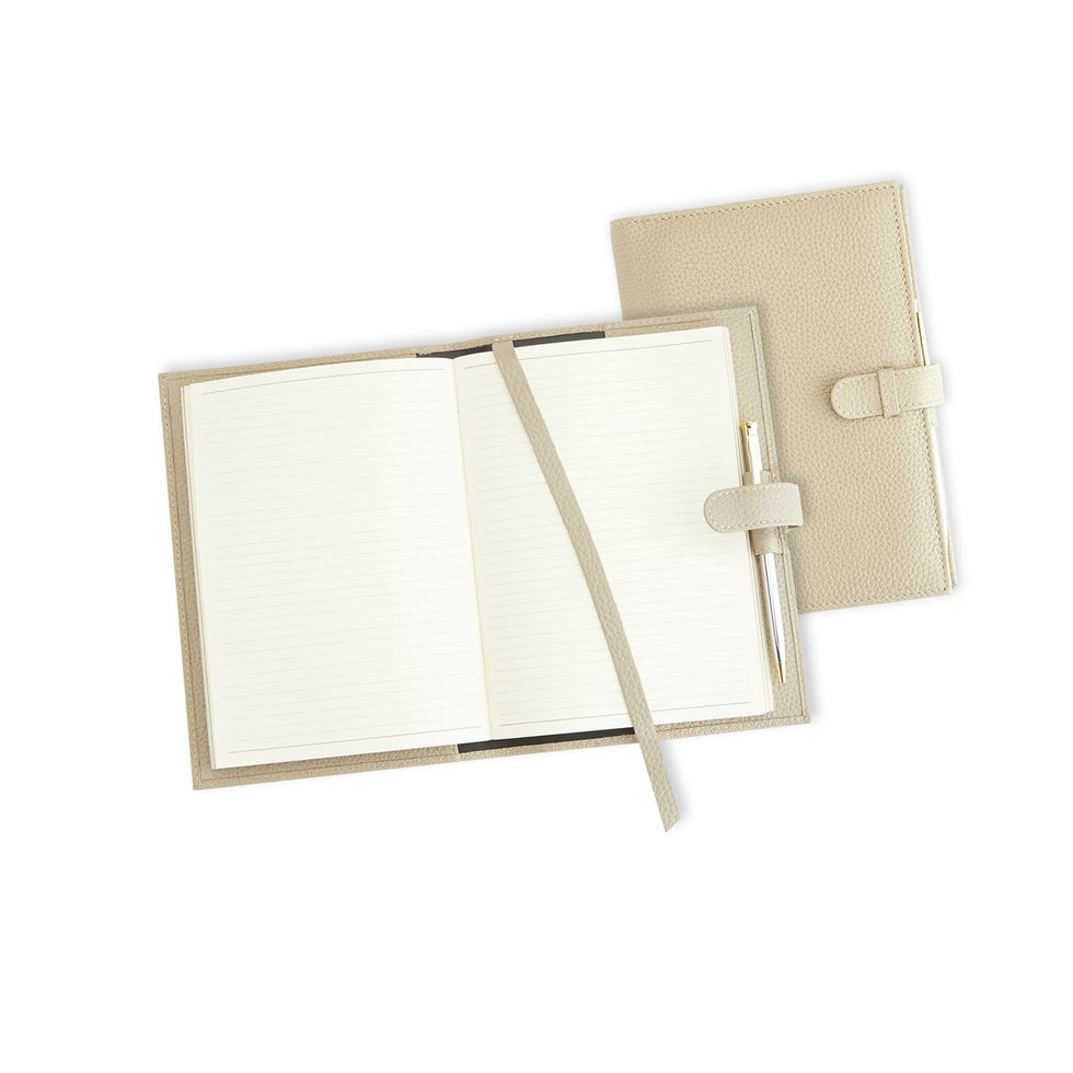 Executive-Tagebuch aus Leder mit Tintenroller