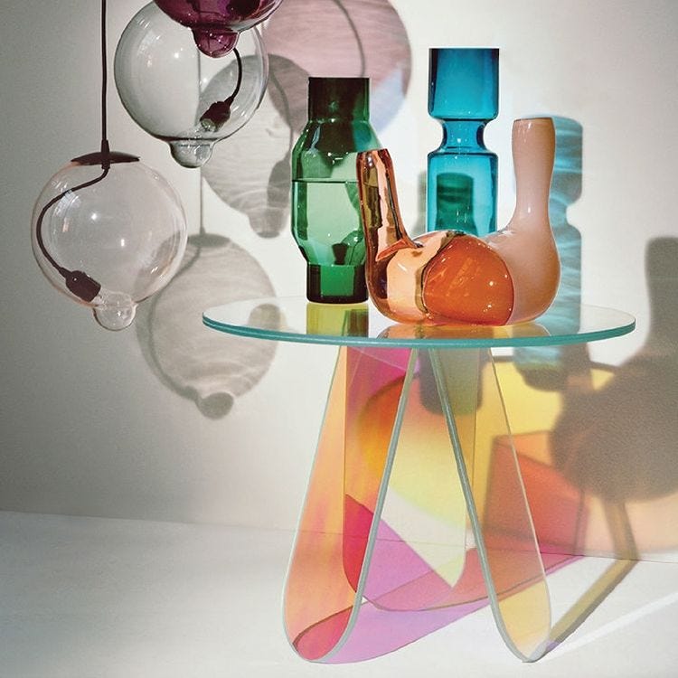 Acrylic End Table