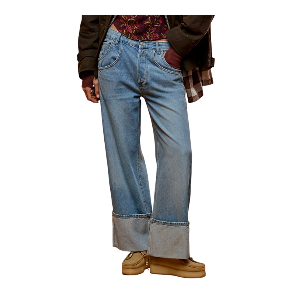 Cuffed jeans