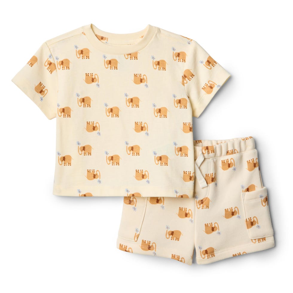 Conjunto de camiseta y pantalón corto de corte regular para bebé niño de Sofia Grainge
