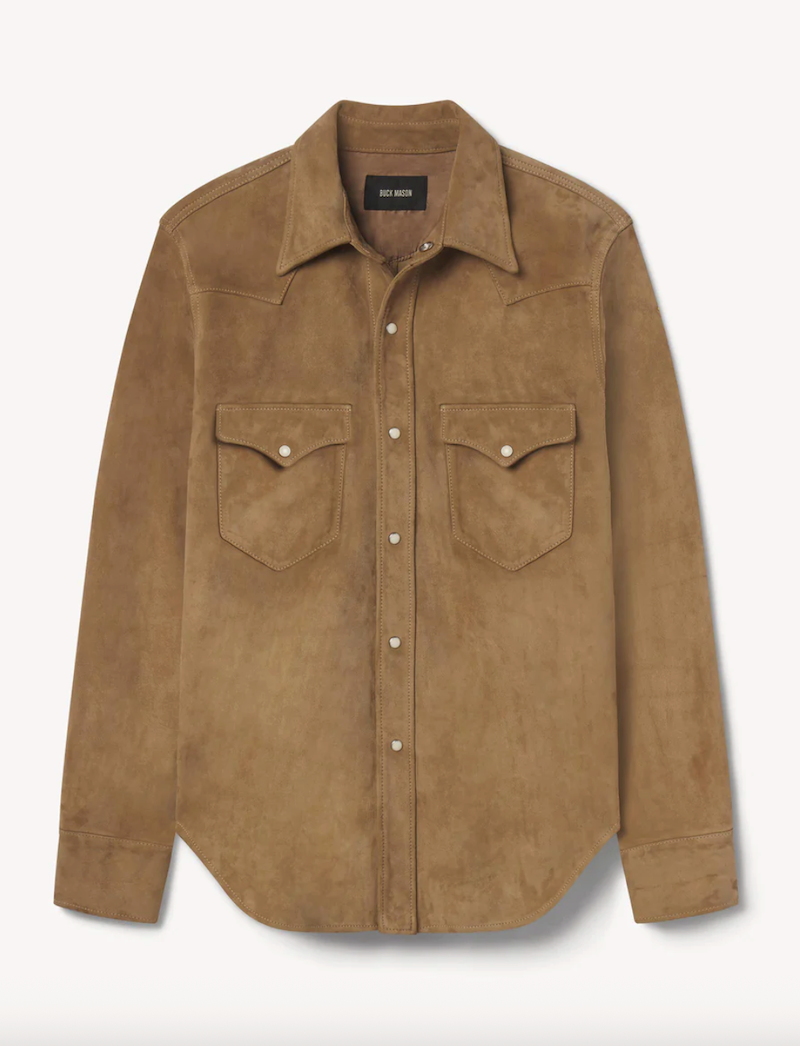 Panhandler Suede Western Shirt