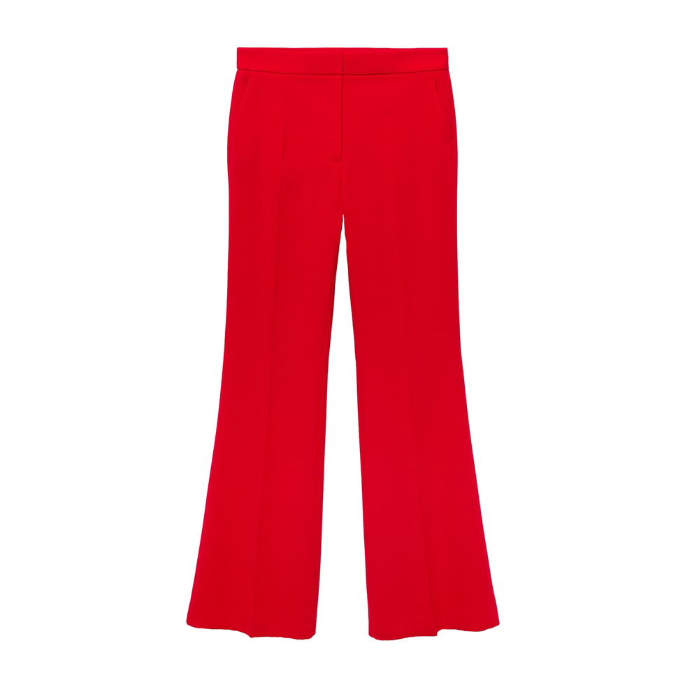 Wide Leg Suit Trousers