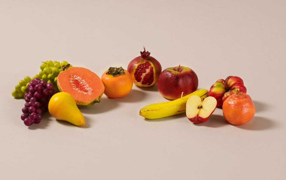 Fruit Bowl Food Candles