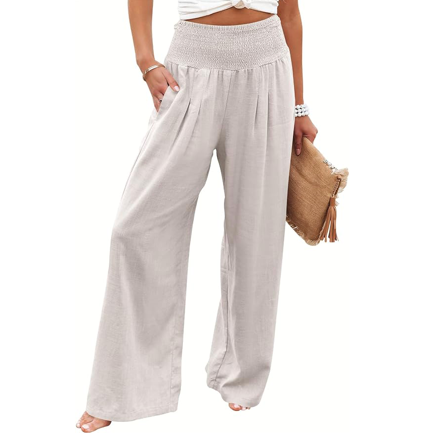 Linen Palazzo Pants