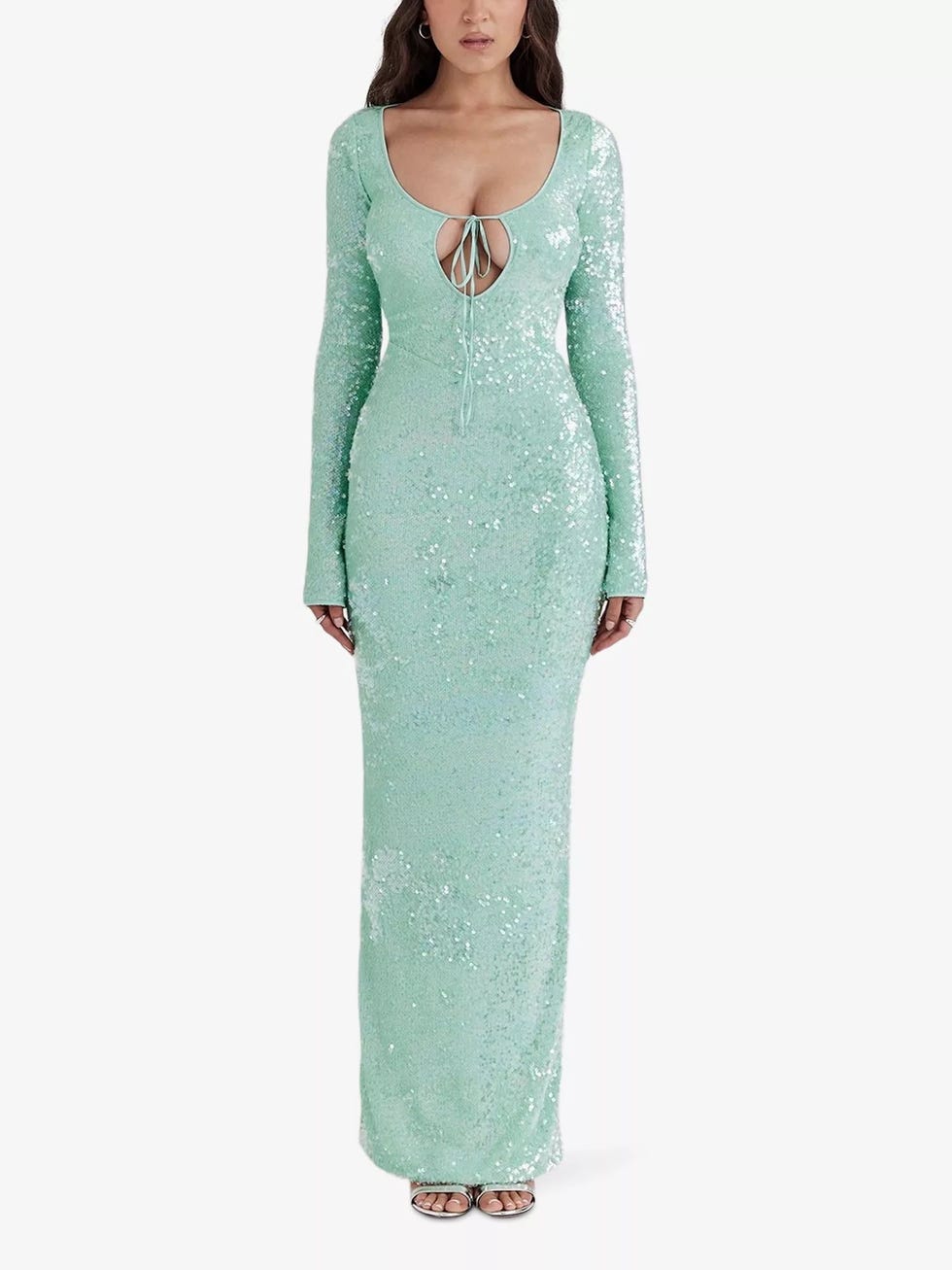 Titania sequin-embellished gown