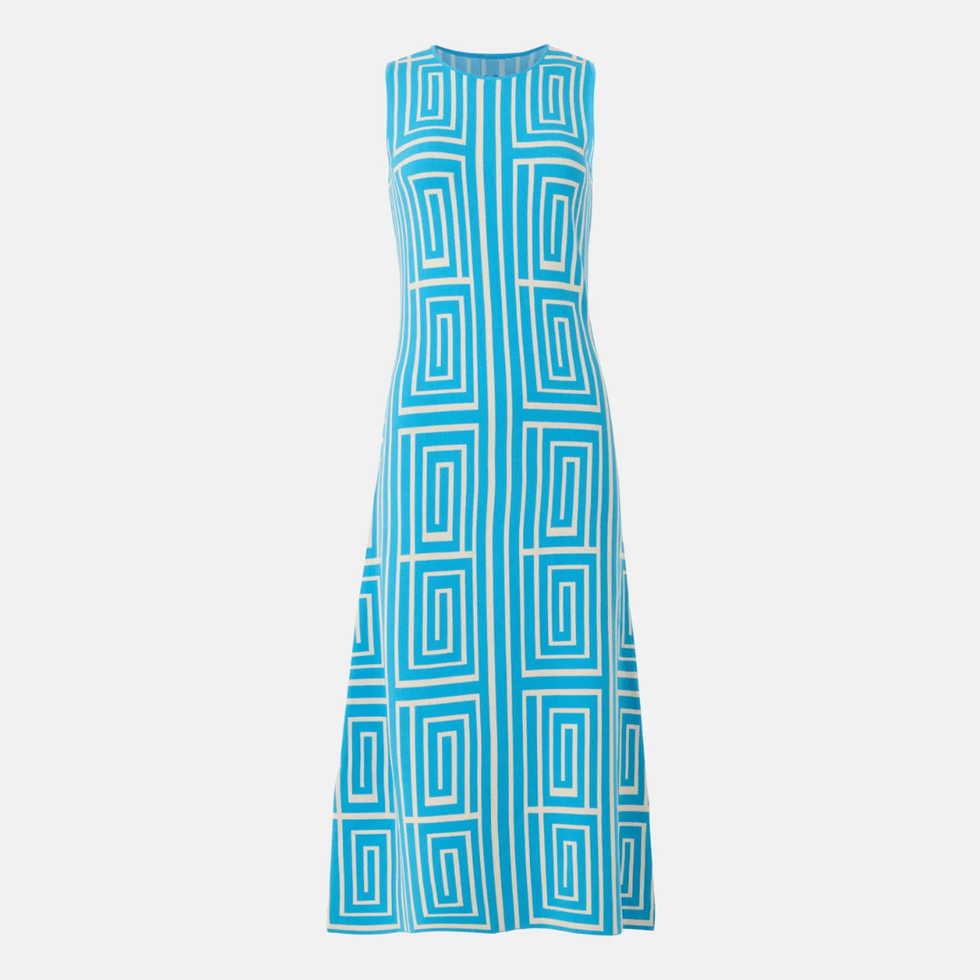 Ärmelloses Axon-Midikleid aus Strick