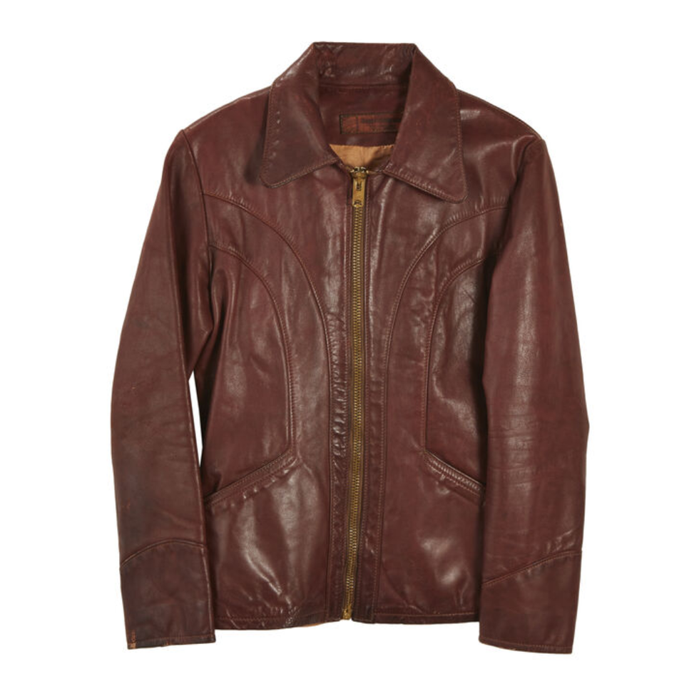 Vintage 1970er Jahre Lederjacke