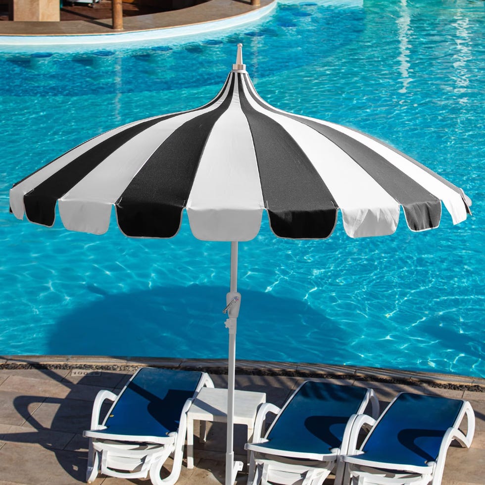 8Ft Patio Pagoda Umbrella