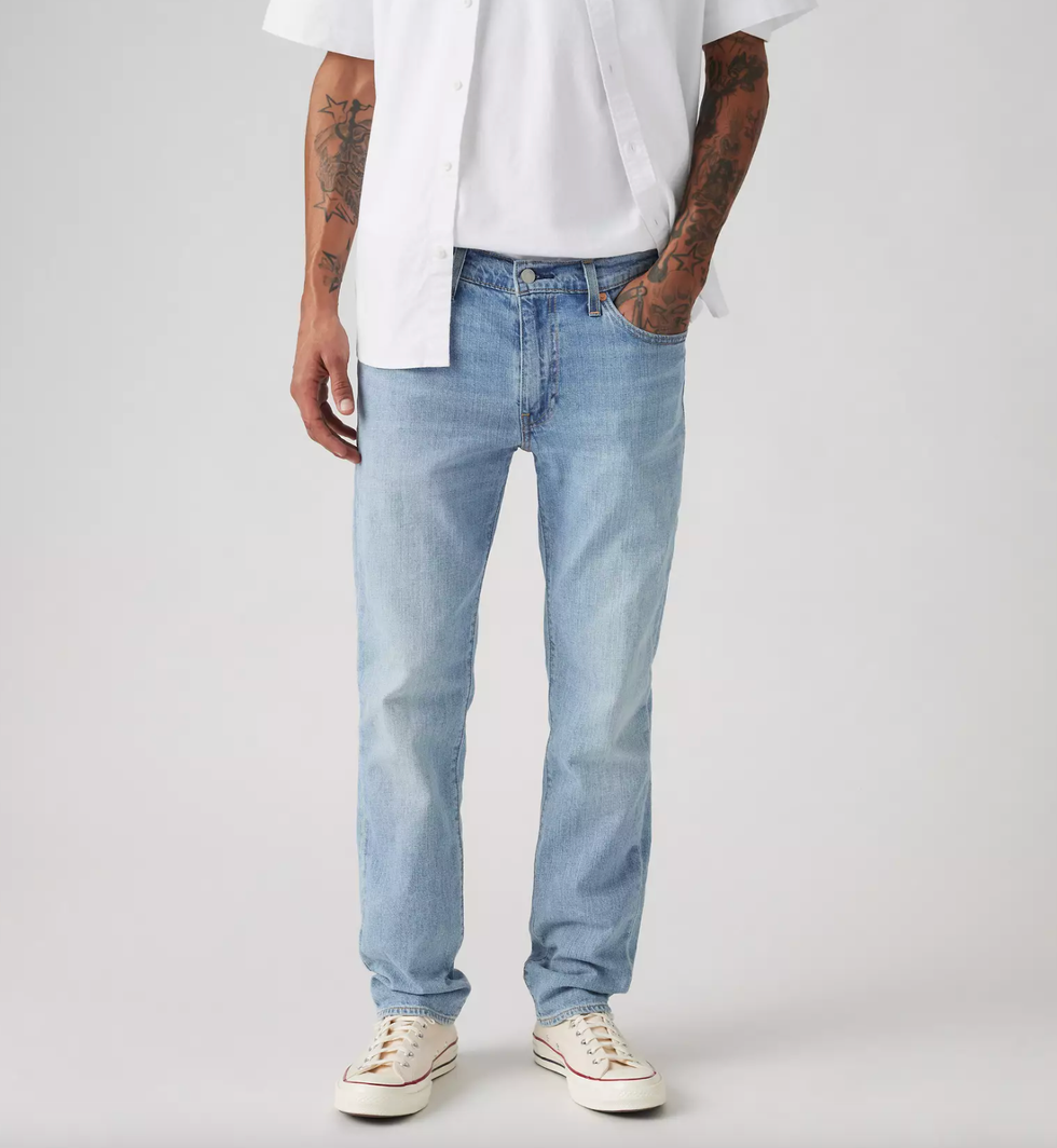 511 Slim Fit Leinen+Denim Jeans