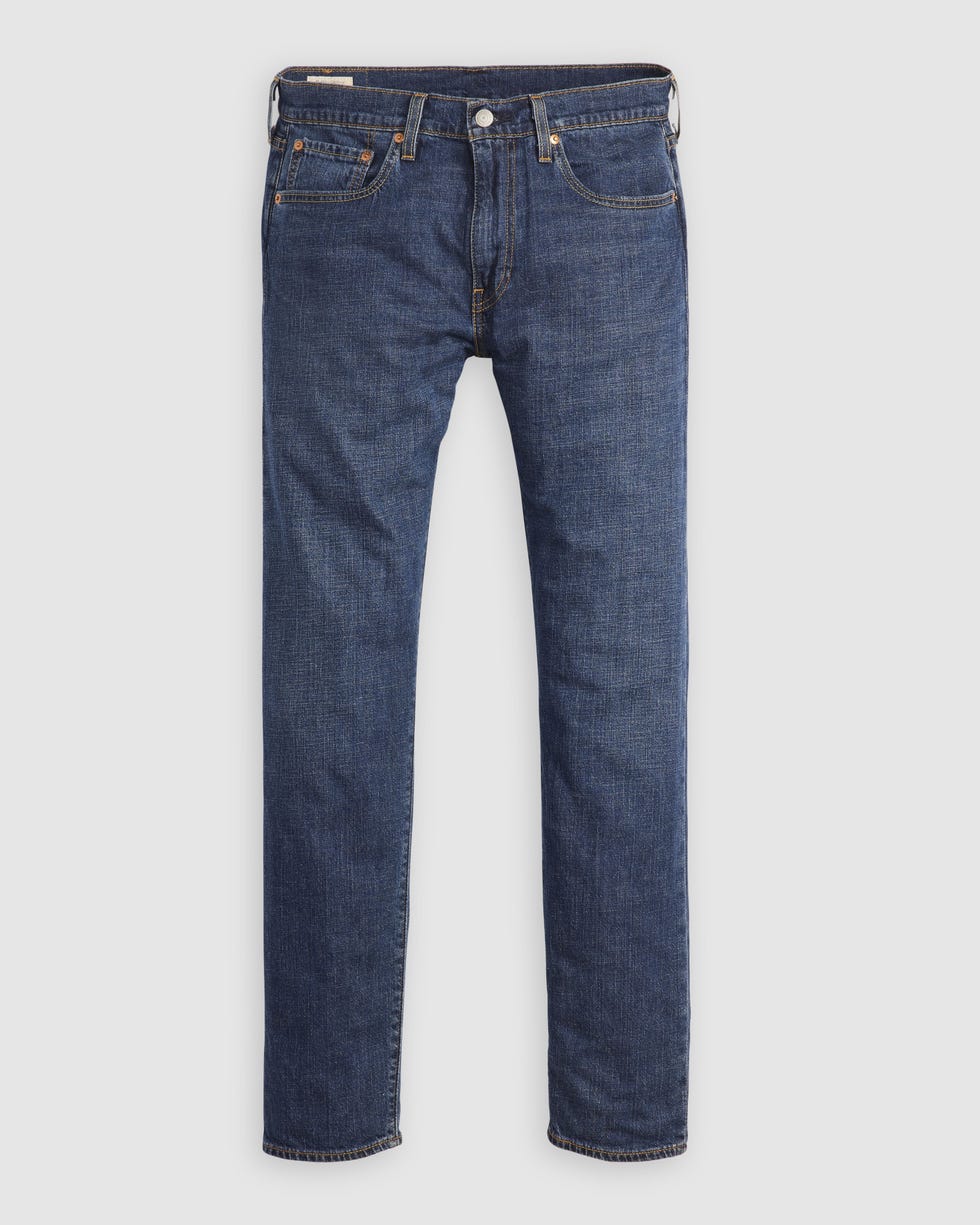 502 Taper Fit Leinen+Denim Jeans