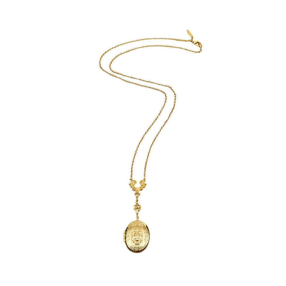 Oval Locket Necklace