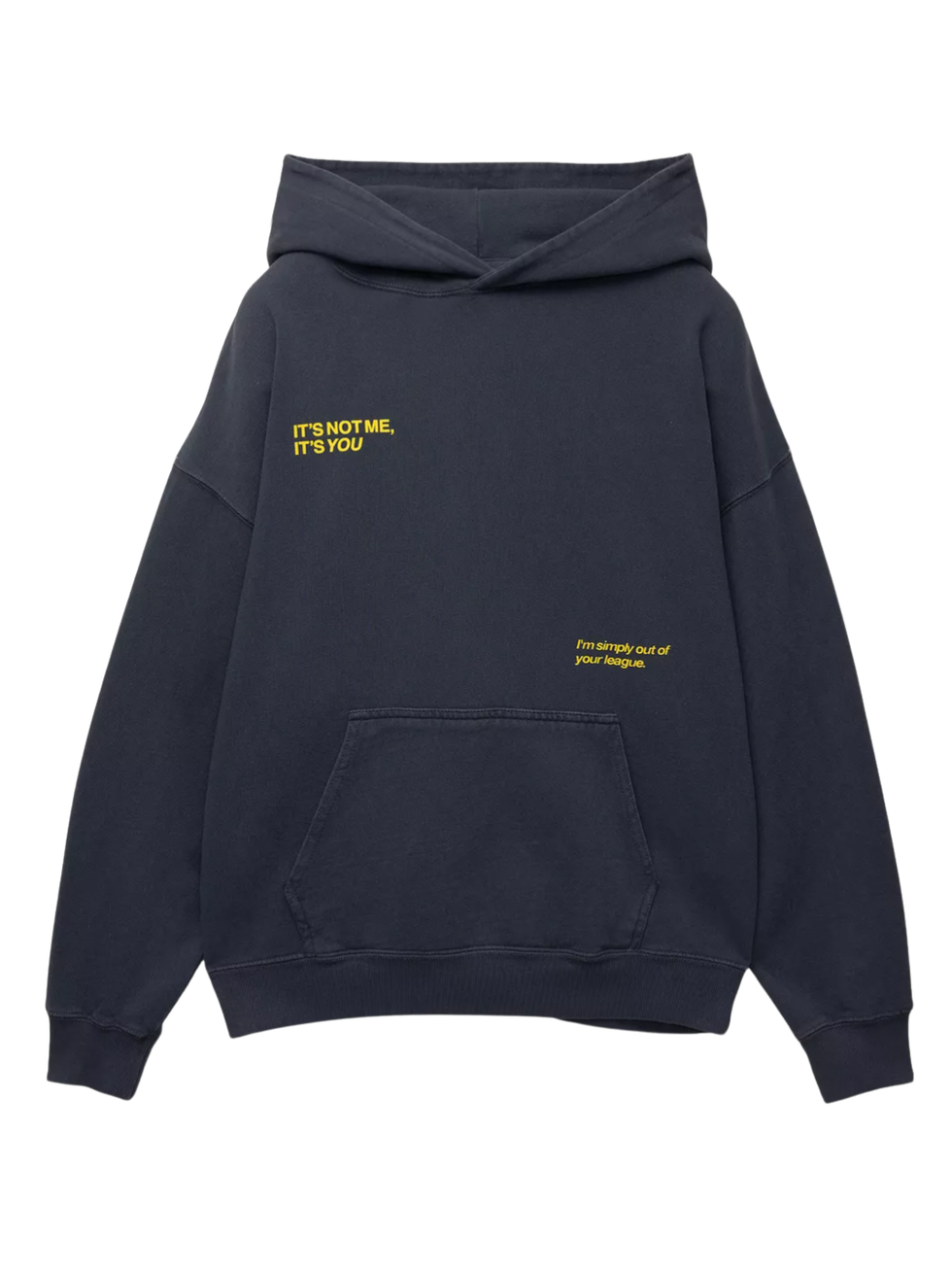 Boxy hooded sweatshirt