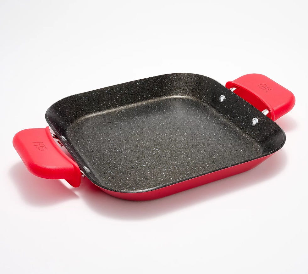 Square Slide Out Griddle Pan with Handle Covers