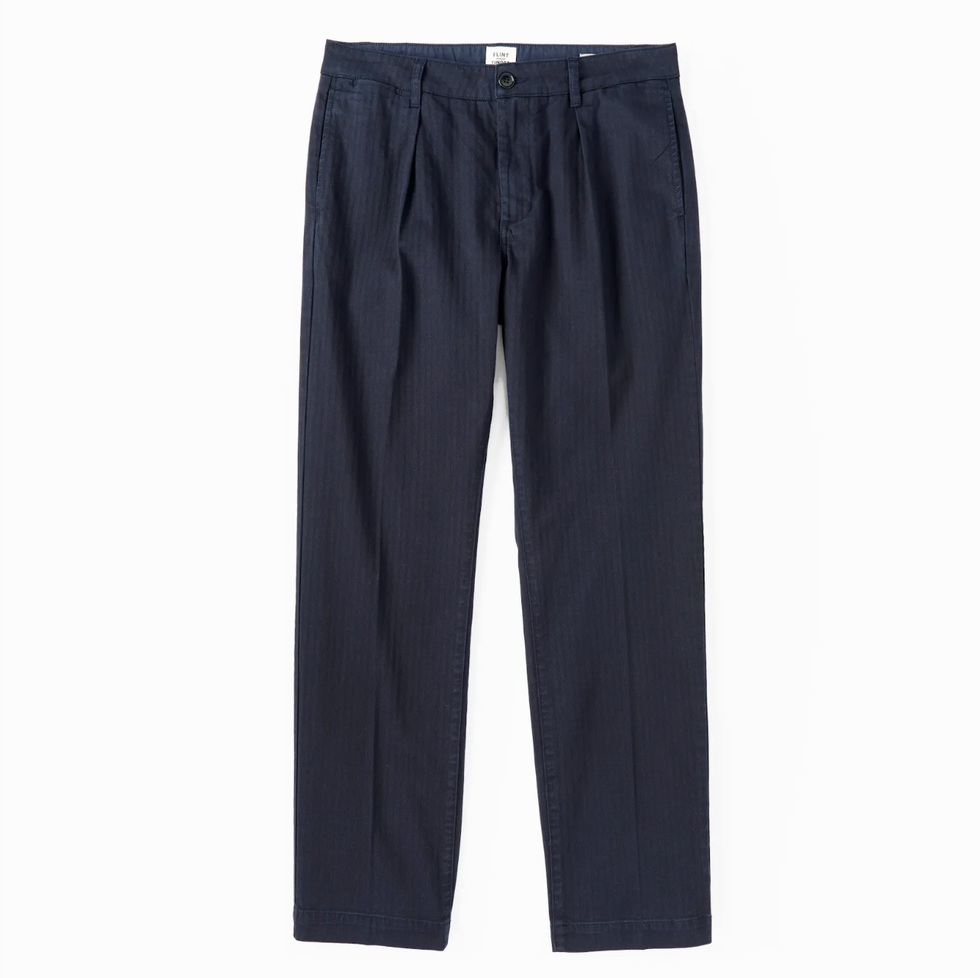 Chinos mit Bundfalten