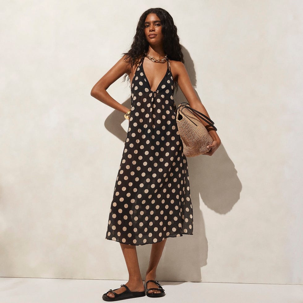 Crinkle Side-Tie Dress