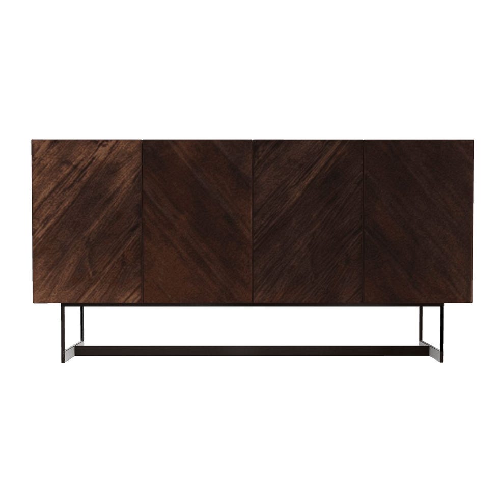 Wood Media Console