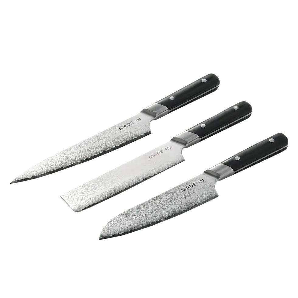 Japanese Damascus-Steel Knives