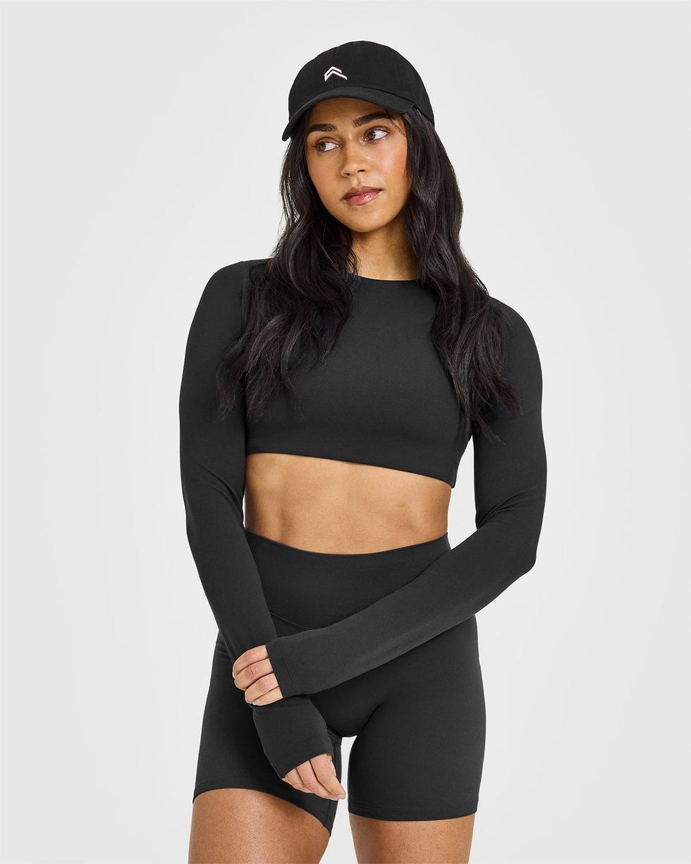 SoftMotion™ Long Sleeve Crop Top