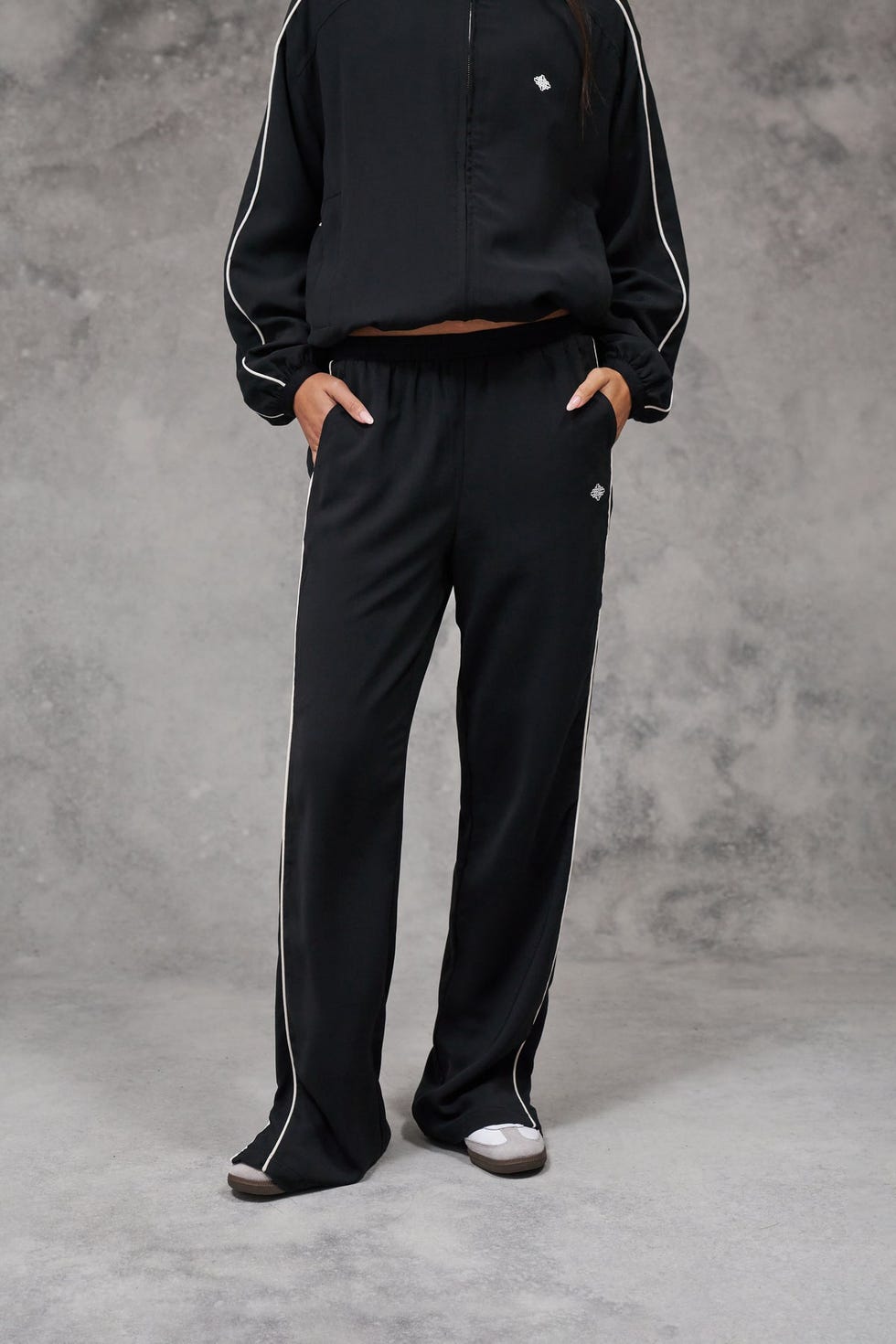 Emblem Piped Tracksuit Pants