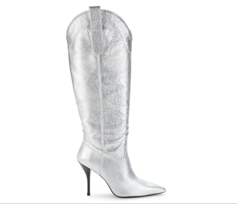 Outwest 100 Stiletto Kovboy Diz Botları