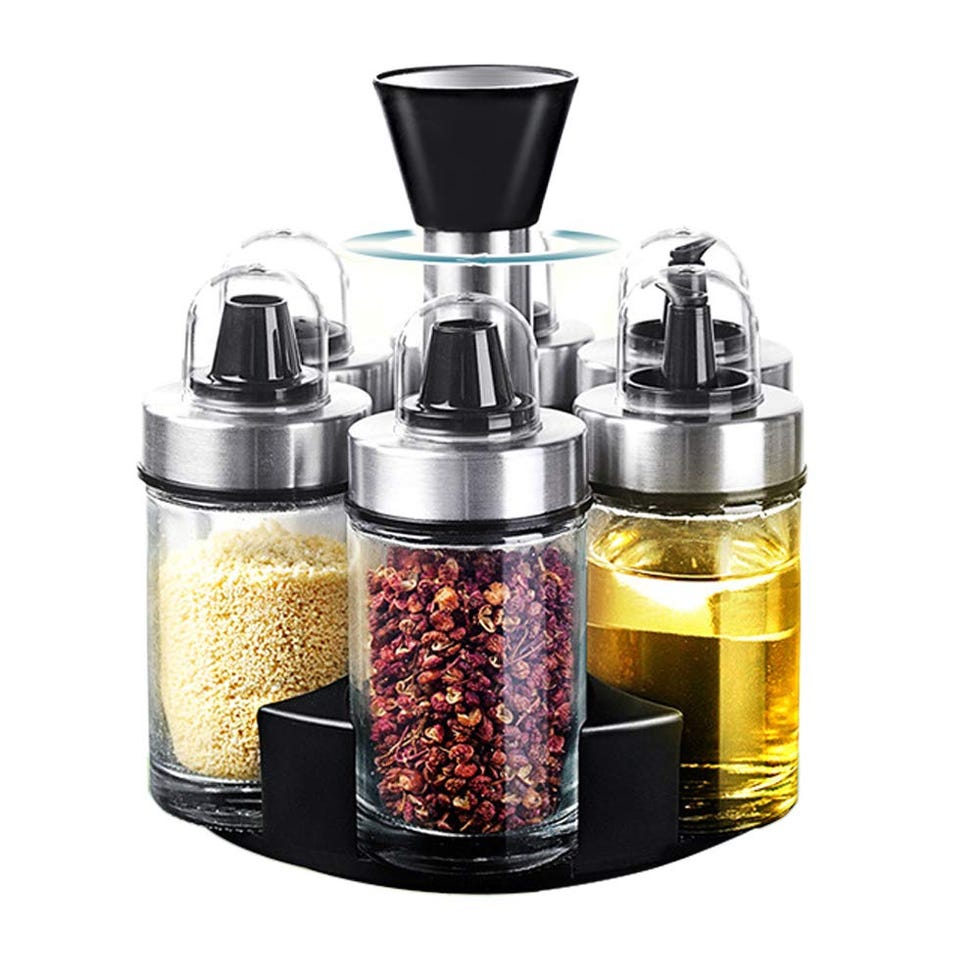 Stainless Steel Rotating Seasoning Holder