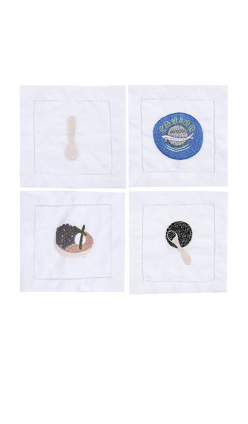 Caviar Cocktail Napkins
