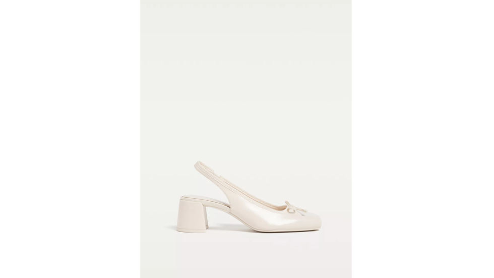 SLINGback with Stradivarius heel and bow 