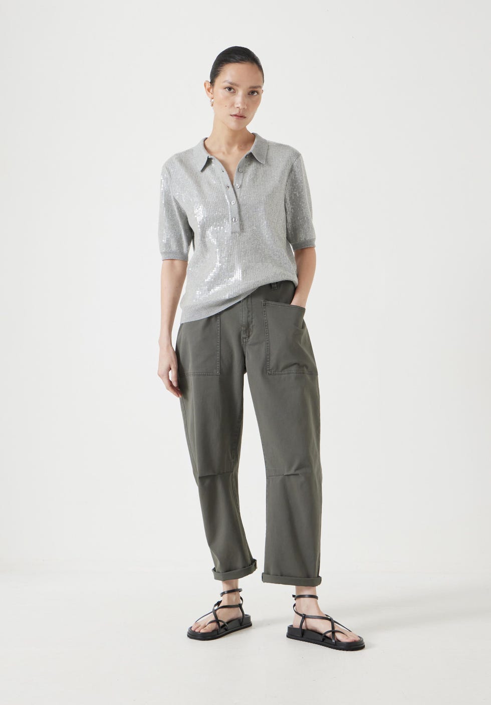 Cordi Barrel Leg Trouser