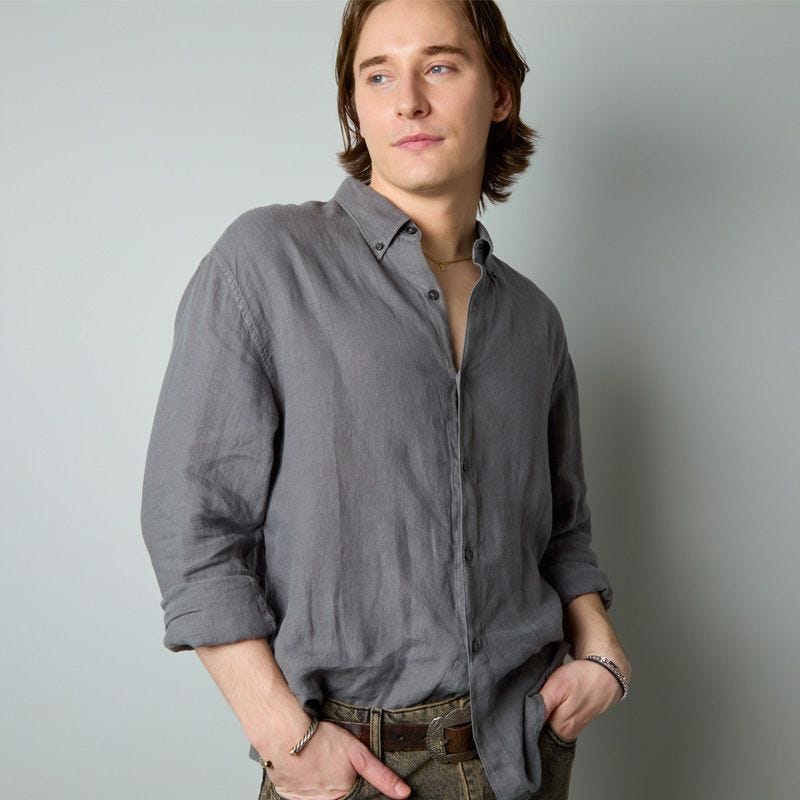 Linen Button-up Shirt