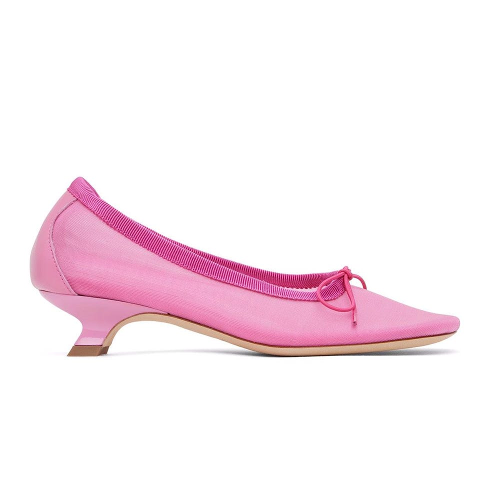 Mesh Ballerina Heels