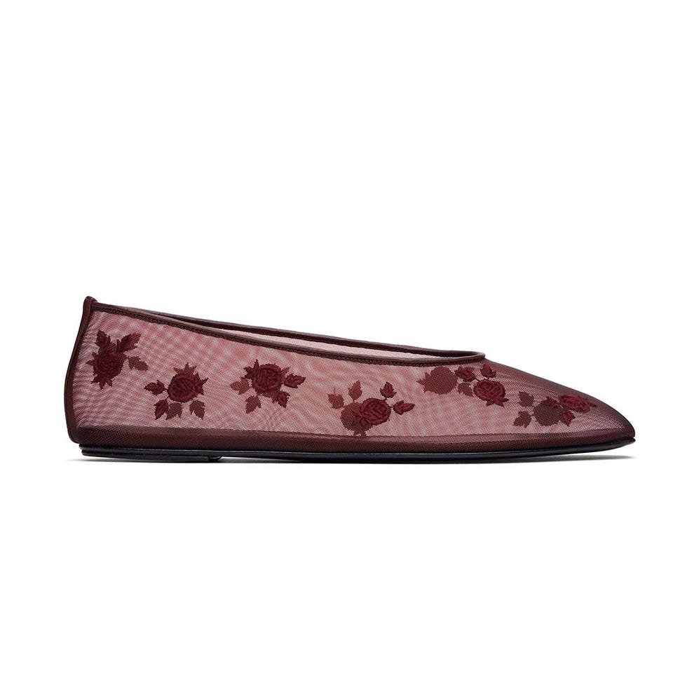 Mesh Ballerina Flats
