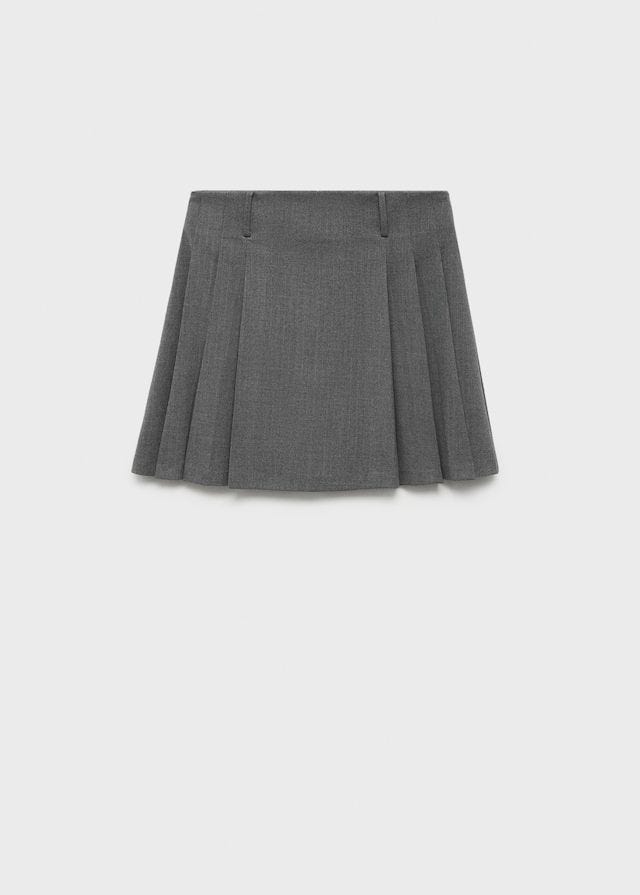Pleated Miniskirt