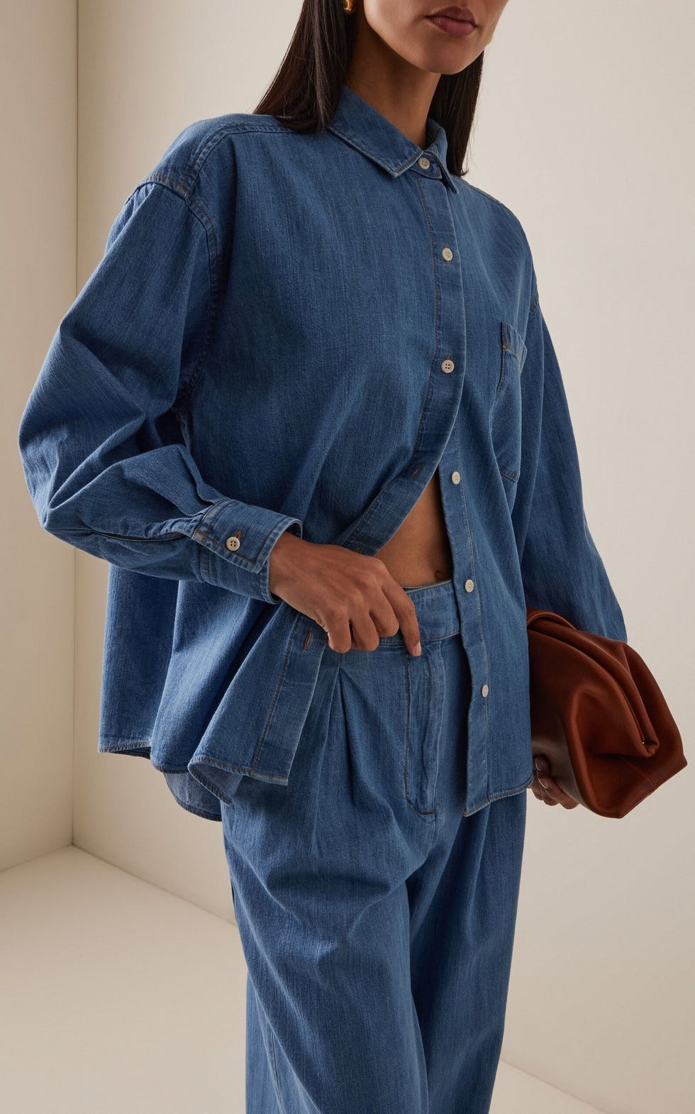 Camisa jeans oversized Parker
