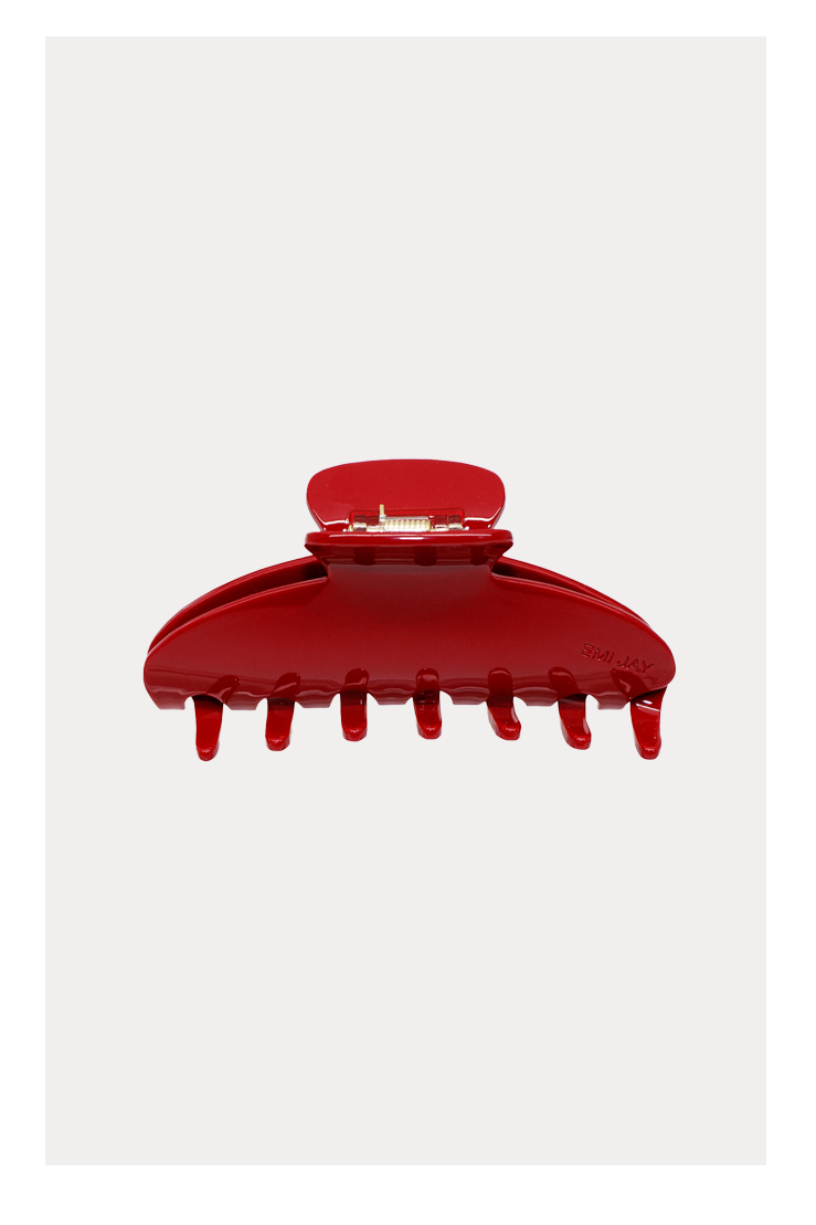 Big Effing Hair Claw Clip in Cherry Kiss