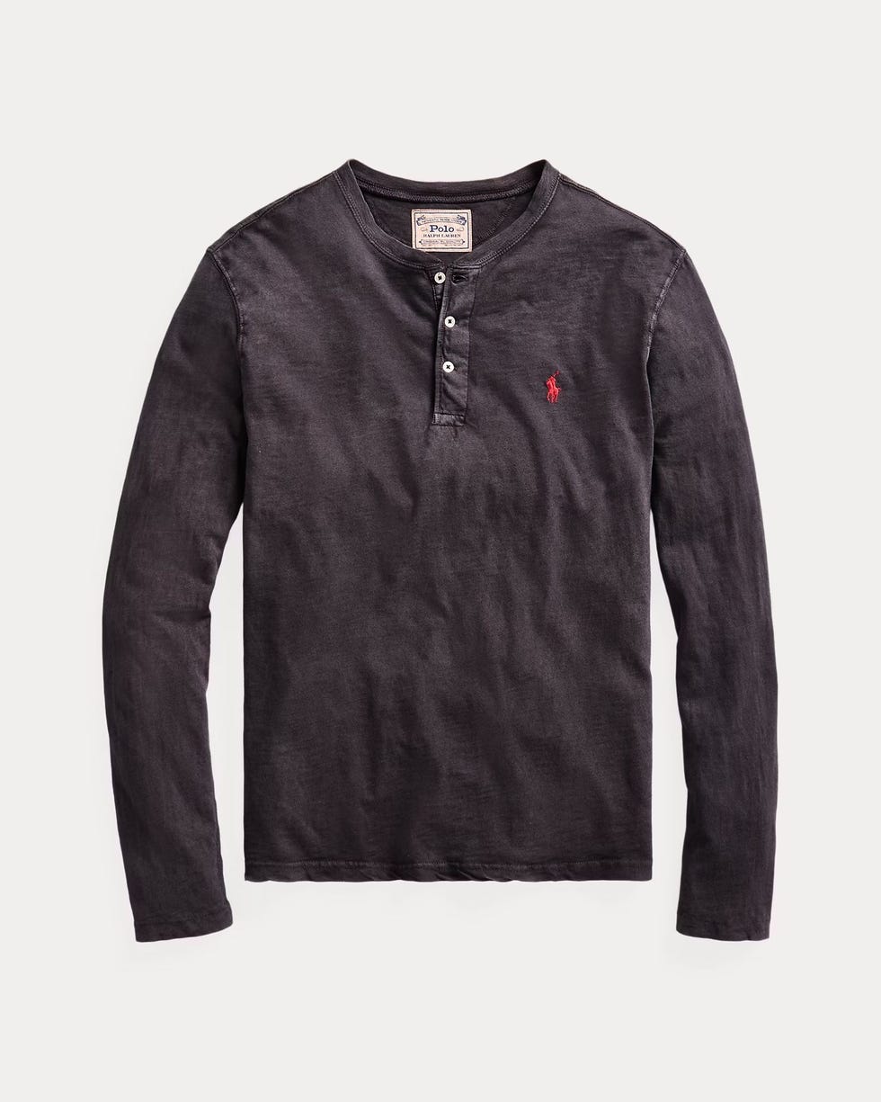 Slub Jersey Henley Shirt
