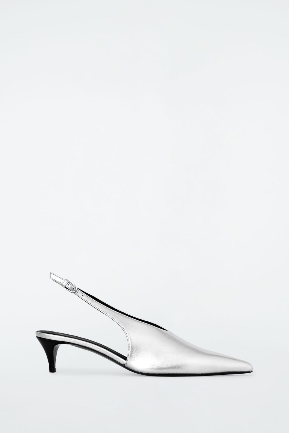 Silver Slingbacks