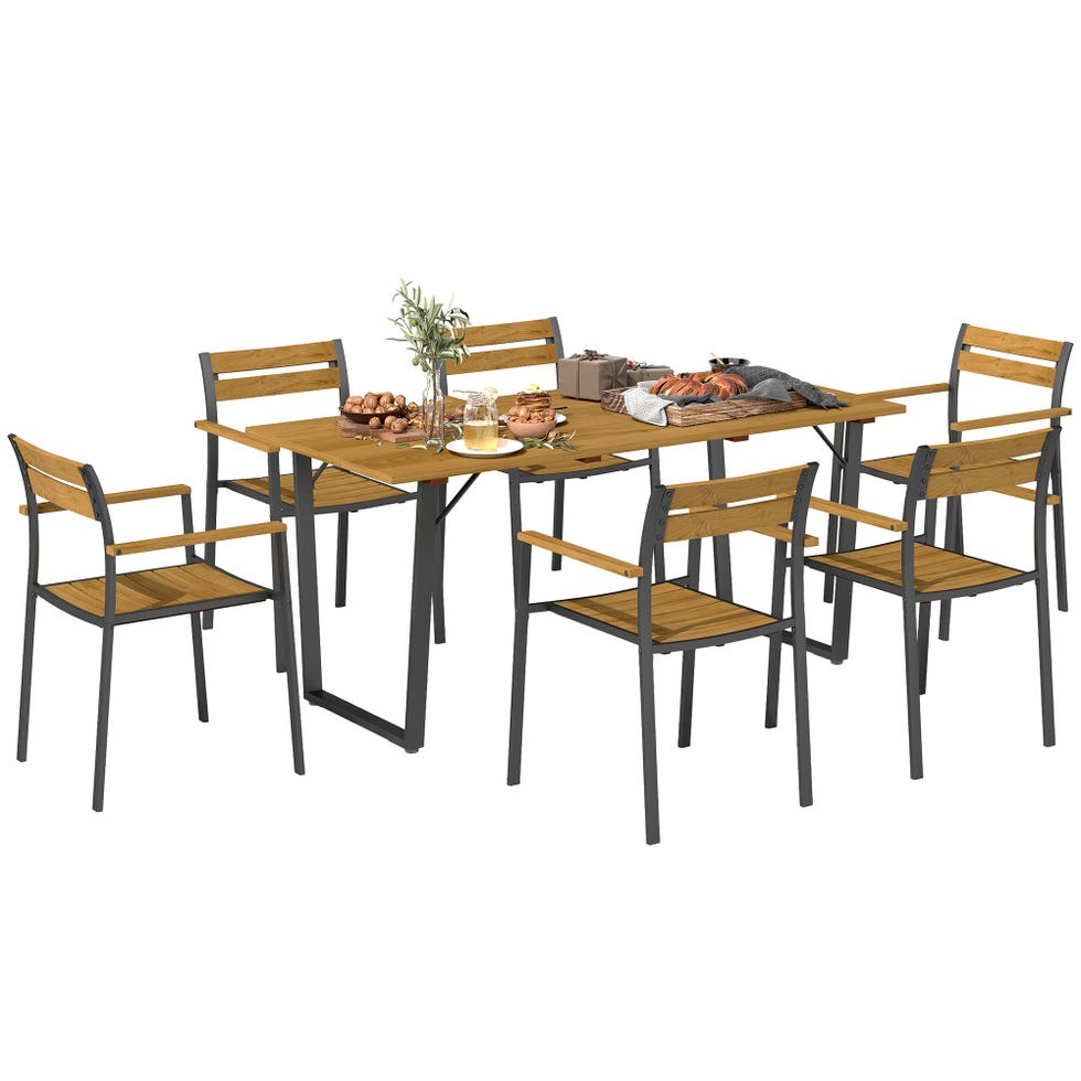 7 Piece Garden Dining Set