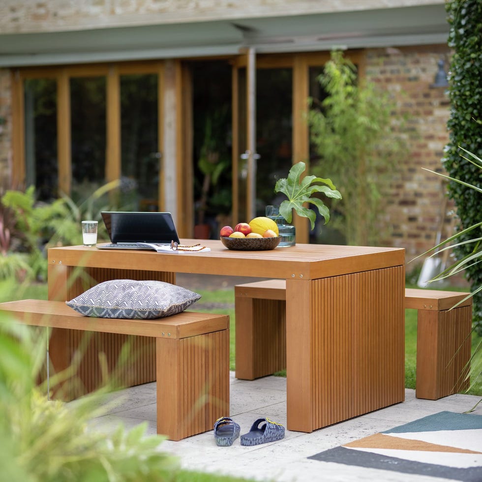Samoa 4 Seater Eucalyptus Patio Set