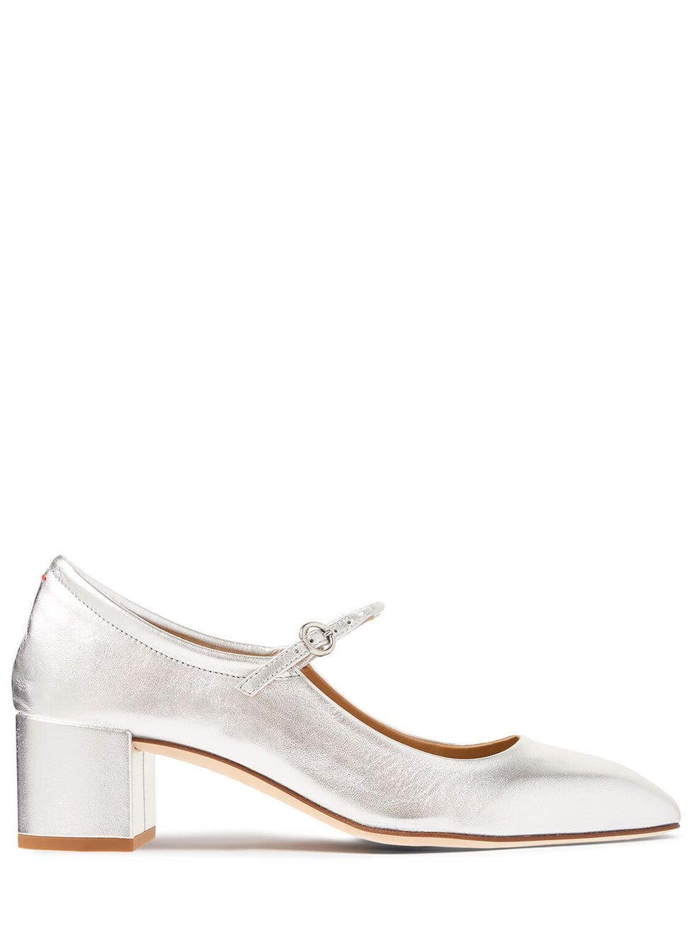 Silver Mary Janes