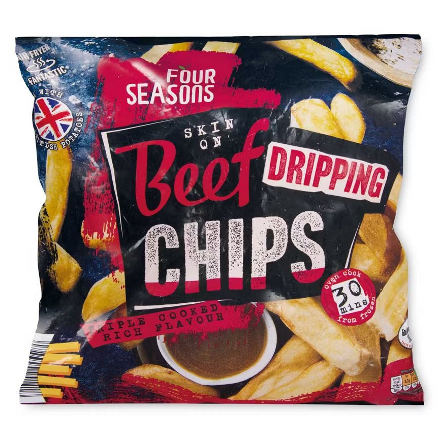 Four Seasons Triple Cooked Beef Dripping Chips 750g