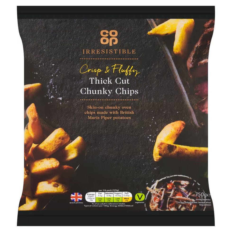 Irresistible Thick Cut Chunky Chips 750g