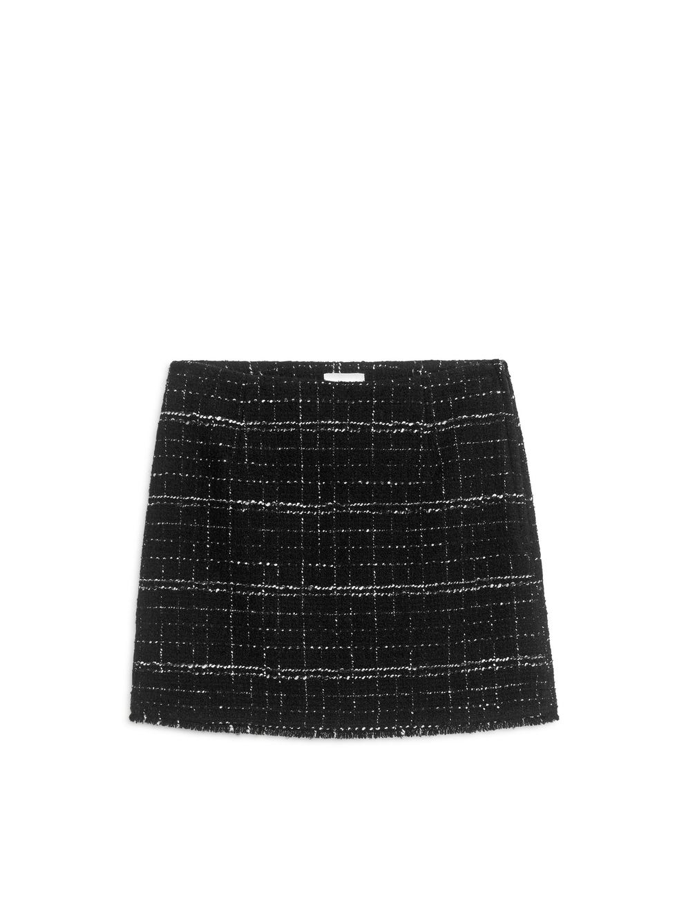 Tweed mini skirt
