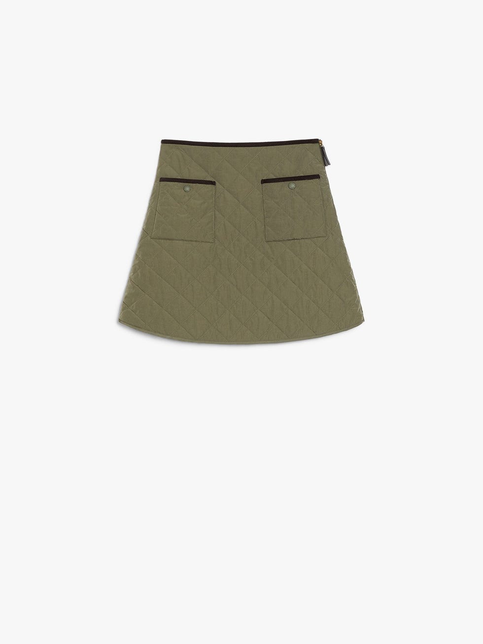 Short skirt in a stabbed cotton