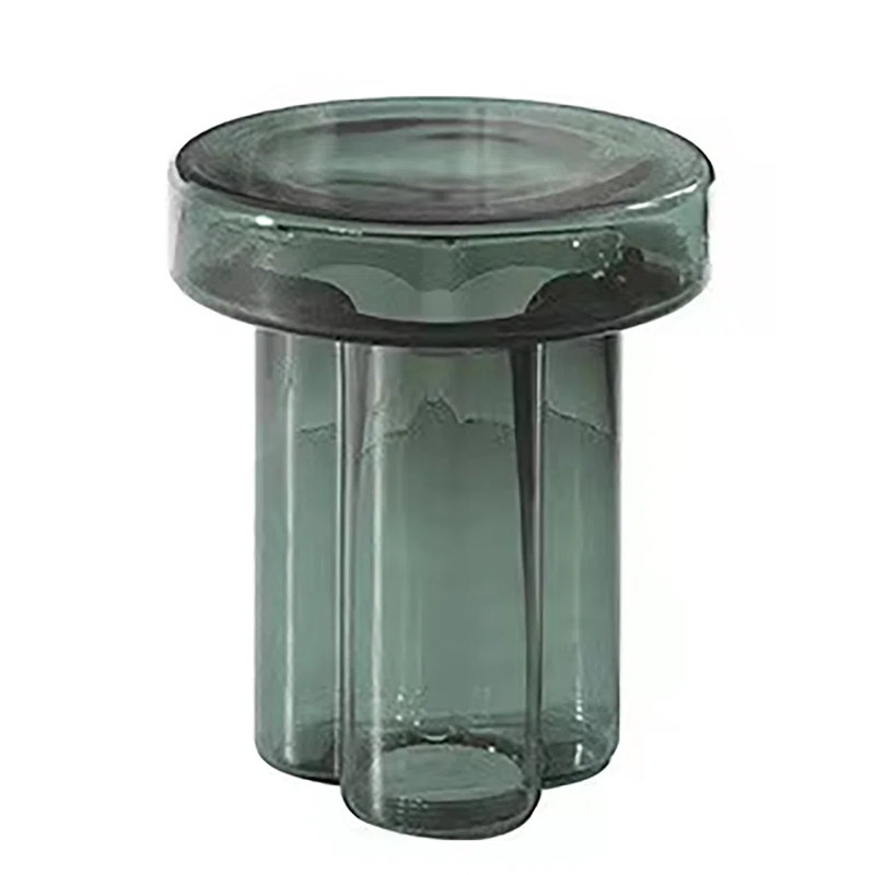 Beistelltisch mit Glassäule